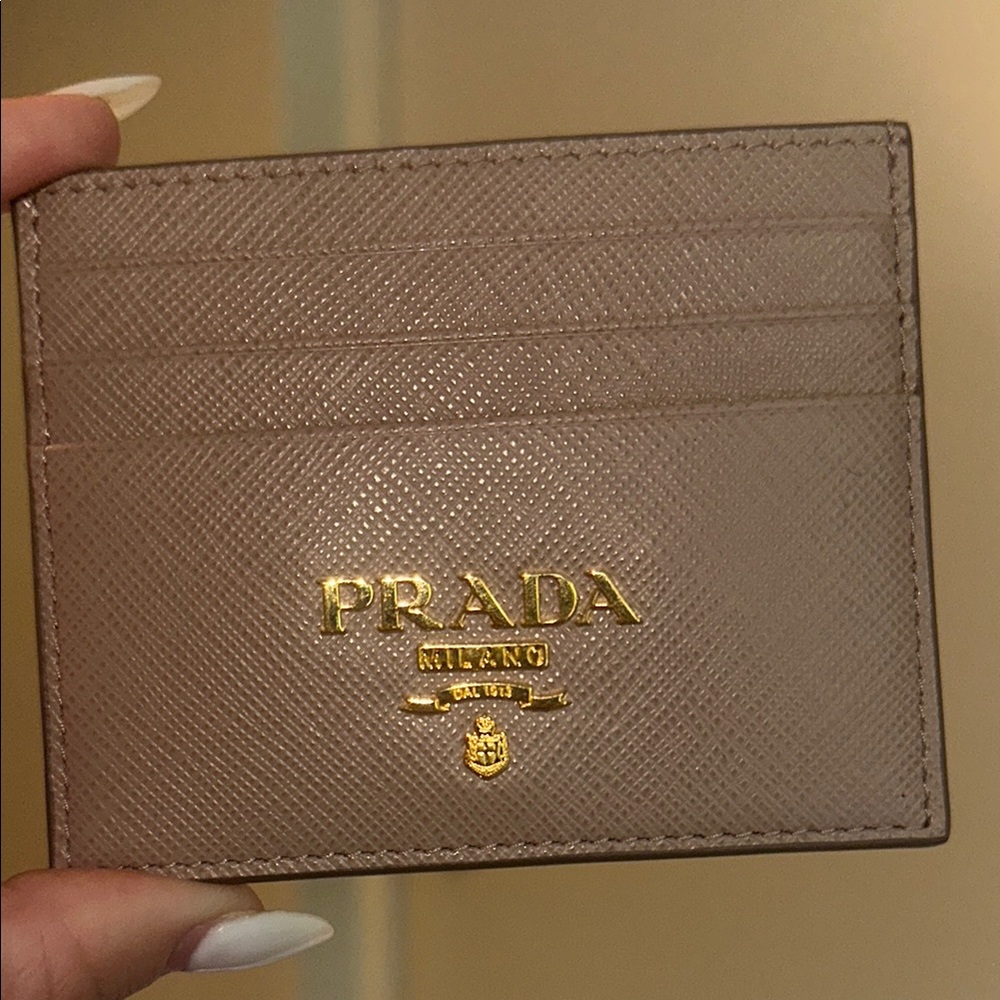 Prada Saffiano Leather Card Holder